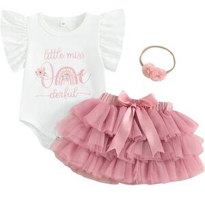 Baby Girls 1st Birthday Outfit